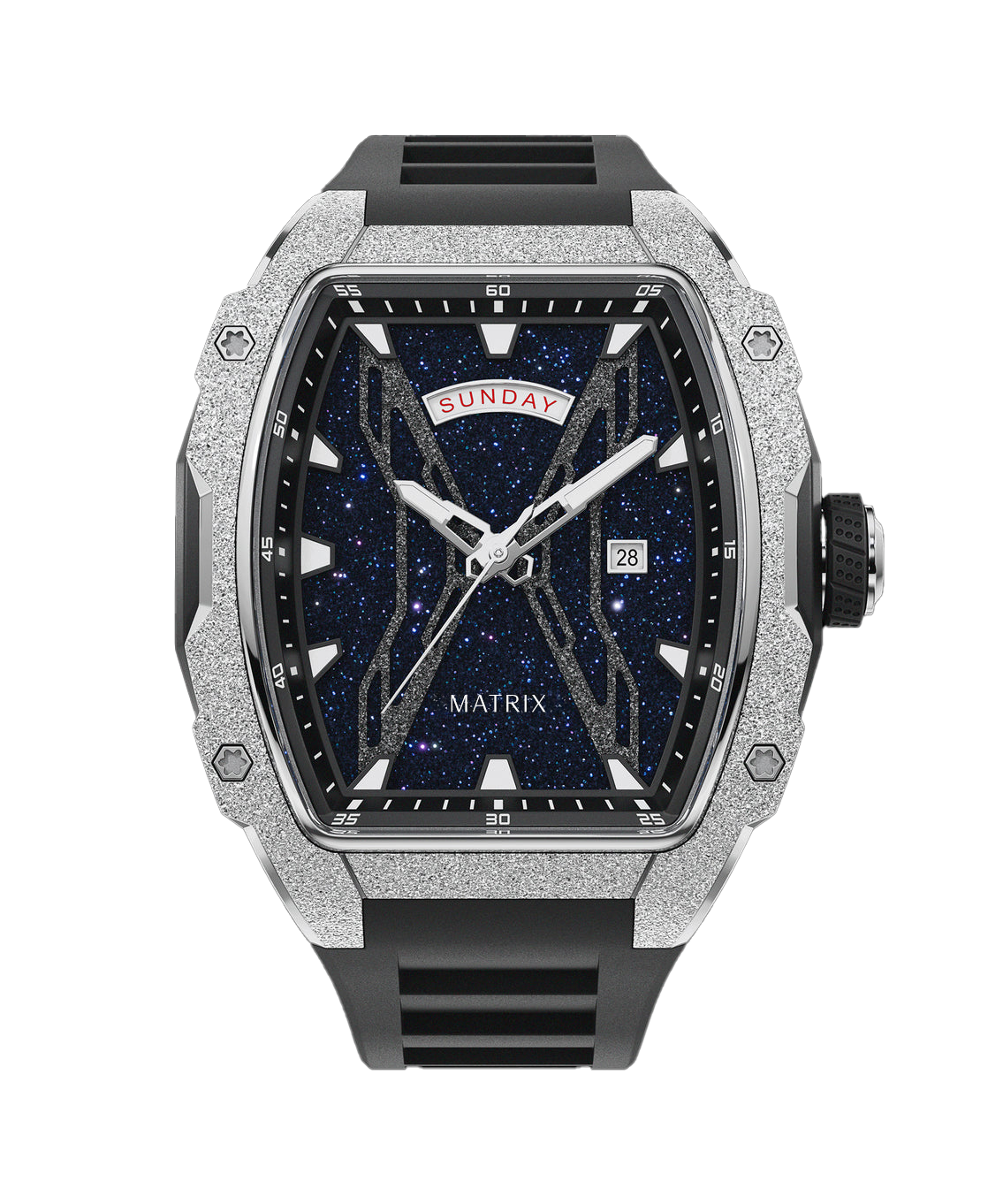 ASTRO DAY & DATE GALAXY BLACK– MATRIX WATCHES