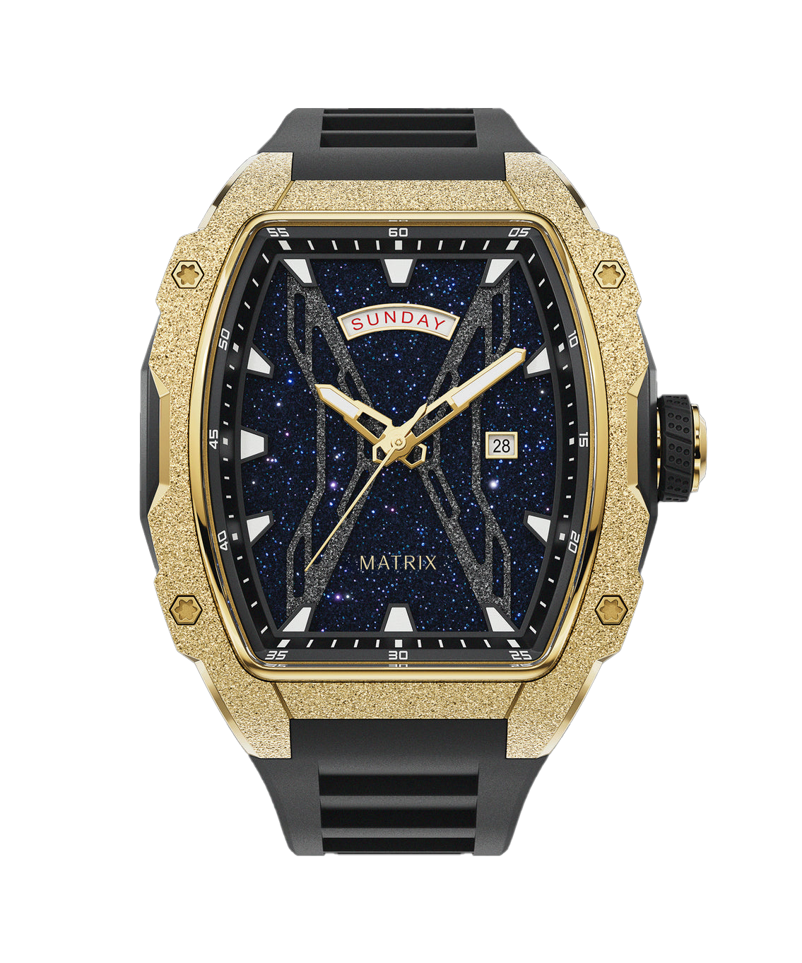 ASTRO DAY & DATE GALAXY BLACK– MATRIX WATCHES